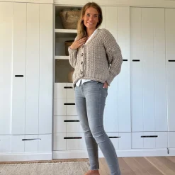 Strickjacke kurz