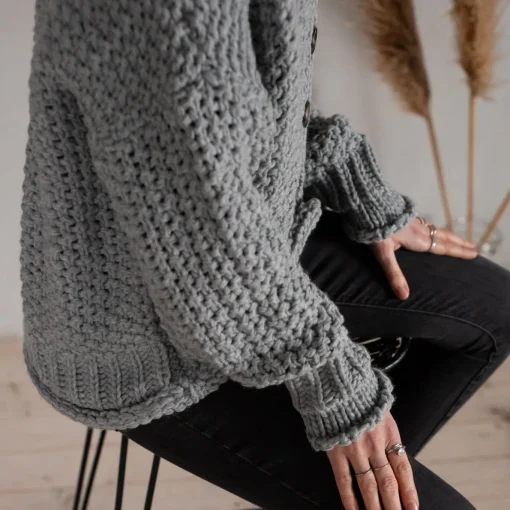 Strickjacke kurz