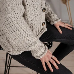 Strickjacke kurz