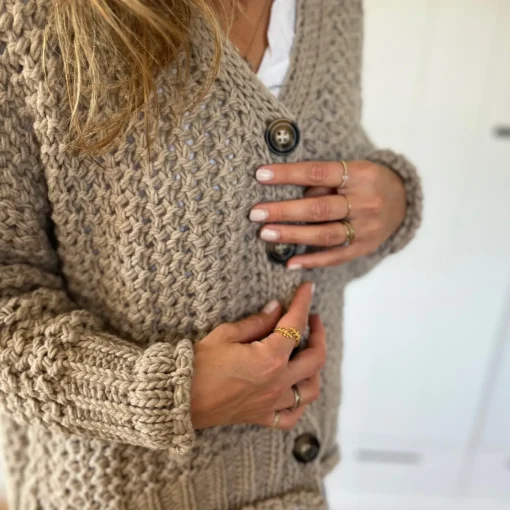 Strickjacke kurz