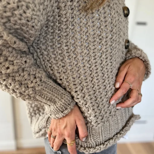 Strickjacke kurz