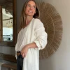 Strickjacke lang