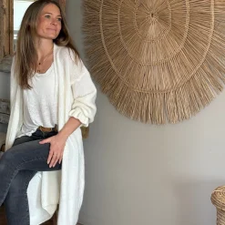 Strickjacke lang