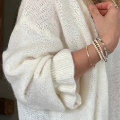 Strickjacke lang