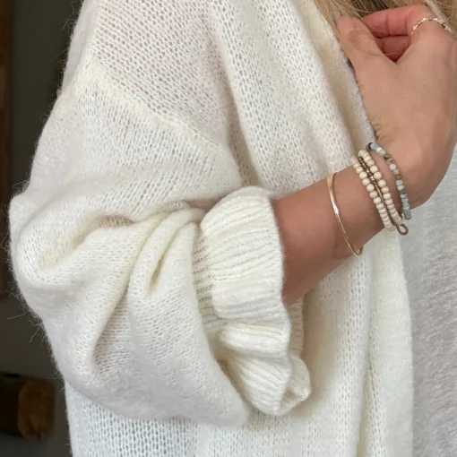 Strickjacke lang