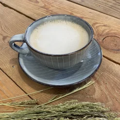 Tasse flach mit Unterteller NORDIC SEA